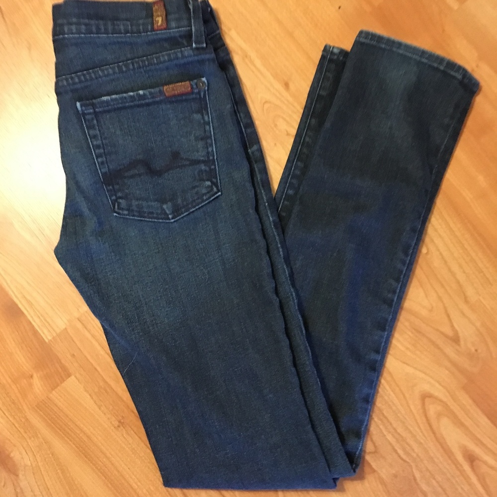 7 For All Mankind Roxanne Skinny Jeans 27